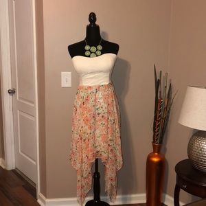 Off the shoulder High Low Dress